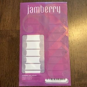 Jamberry White tip-short FT015 Nail Wraps